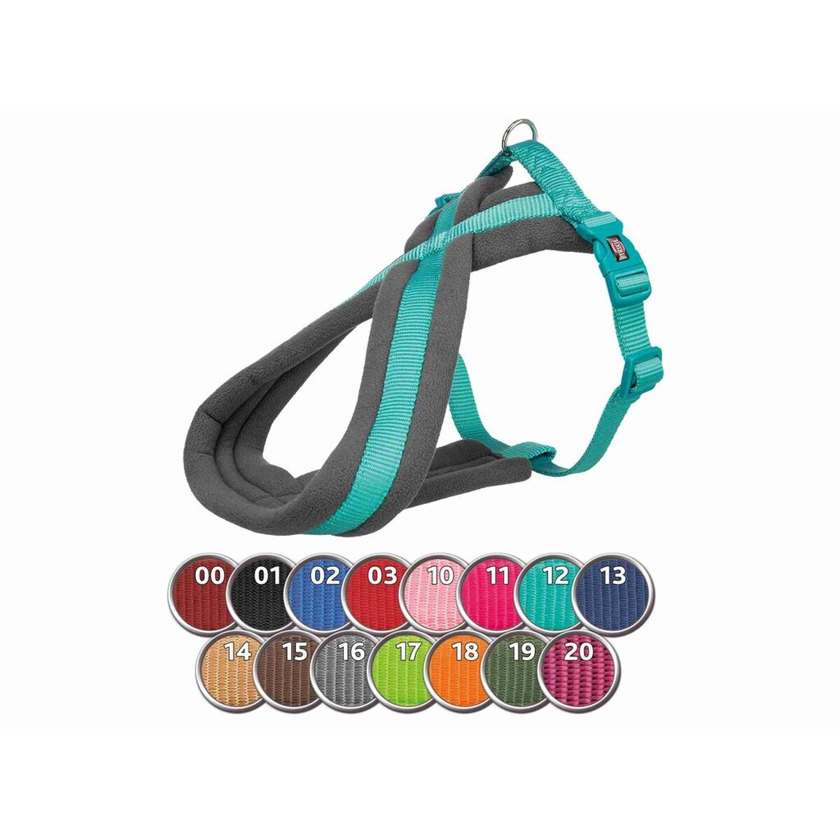 Dog Harness Trixie Confort New Premium Black L-2