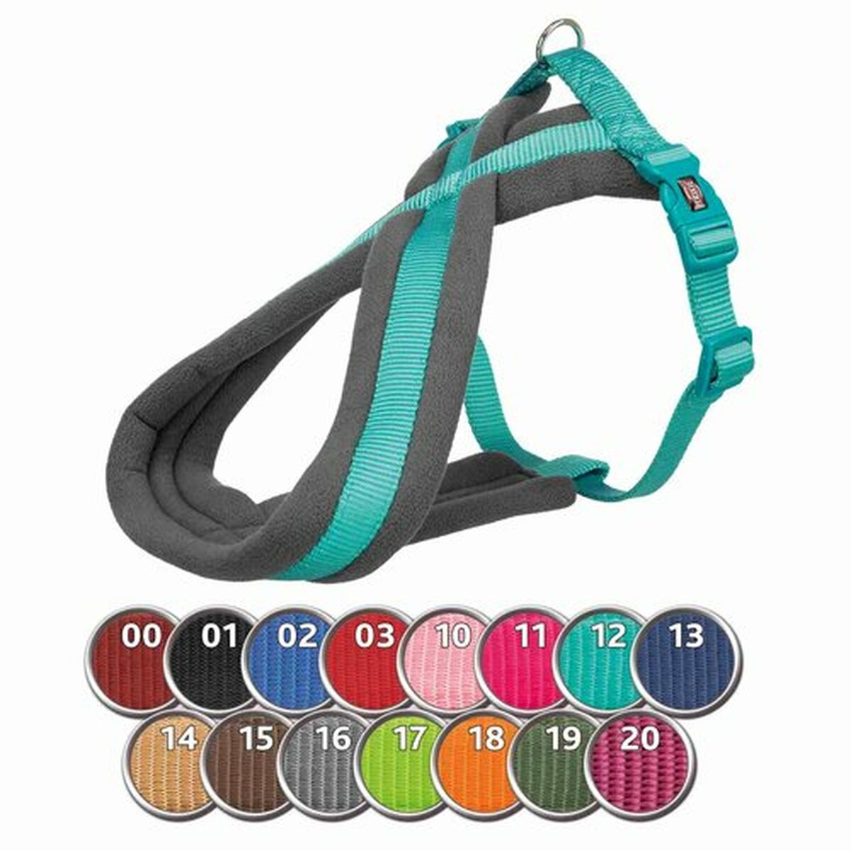 Dog Harness Trixie Confort New Premium Black L-1
